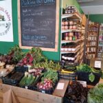 veg on display at washingpool farm shop