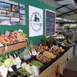 veg on display at washingpool farm shop