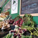 veg on display at washingpool farm shop