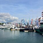 Boats at Southampton boat show